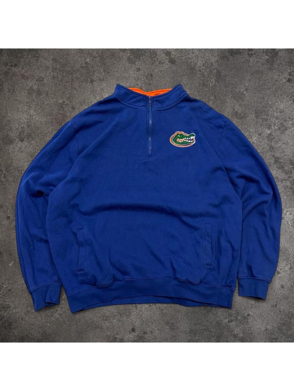 Fire Y2K Florida Gators Quarter Zip Sweatshirt